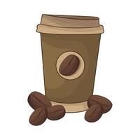 illustration of coffee cup vector