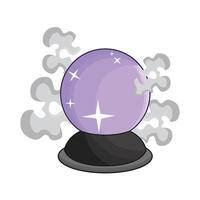 illustration of crystal ball vector