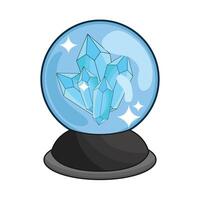 illustration of crystal ball vector