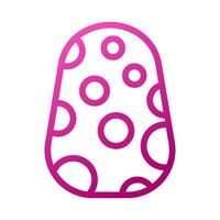 Egg Element gradient pink easter illustration vector