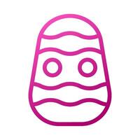 Egg Element gradient pink easter illustration vector
