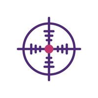 Target Element duotone purple pink military illustration vector