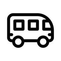 Icon of transportation van in modern style, ready to use icon vector