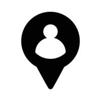 Grab this amazing icon of user location in editable style vector