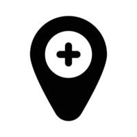 Get this creative icon of add location in editable style vector