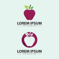 Fruits icon and Fruit logo design fresh fruits tropical nature food illustration vector