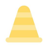 An amazing icon of traffic cone in modern style vector