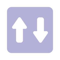 Grab this creatively designed icon of directions arrow vector