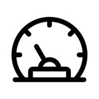 Grab this carefully crafted speedometer icon in modern style, speed indicator sign vector