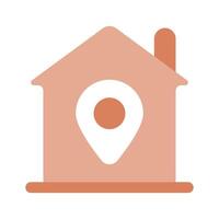 Check this beautiful of home location in modern style vector