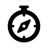 An amazing design of compass in modern style, navigation tool icon vector