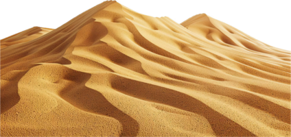 golden Sand Dünen im Wüste Landschaft. png