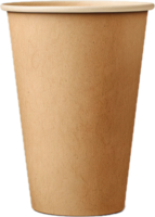 Plain Brown Paper Cup for Hot Beverages. png