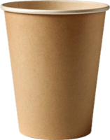 Plain Brown Paper Cup for Hot Beverages. png