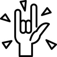 Hand with finger icon symbol image for gesture illustration vector