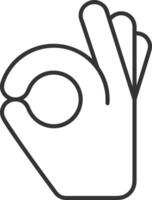 Hand with finger icon symbol image for gesture illustration vector