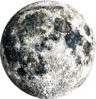 detailliert Mond- Oberfläche mit Krater. png