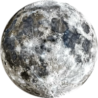 dettagliato lunare superficie con crateri. png