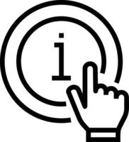 Hand with finger icon symbol image for gesture illustration vector