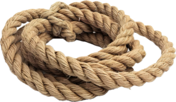 Coiled Thick Natural Fiber Rope. png