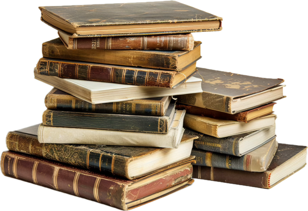 Vintage Books PNGs for Free Download