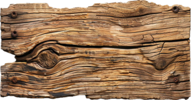 Weathered Wooden Planks with Cracks. png