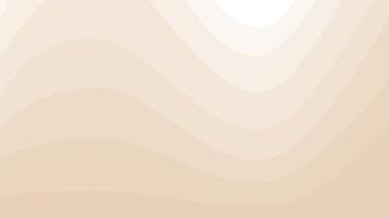 Abstract beige background. Smooth wavy sand-colored geometry. Waves and bends. monochrome illustration in flat style vector