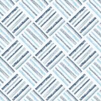 Hand drawn grunge style weaving seamless pattern. wicker texture in denim dreams colors. Geometric simple print. Modern print for textile, fabric, wallpaper, wrapping, scrapbook and packaging vector