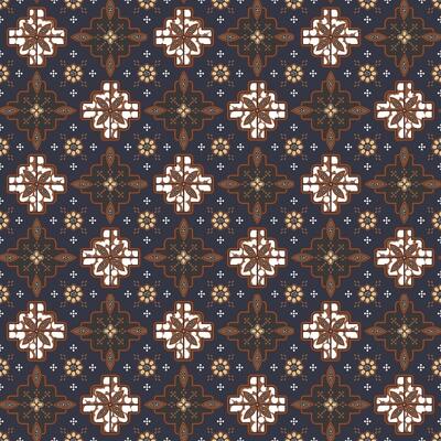 ethnic indonesian batik solo pattern