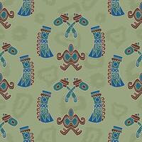 abstract papua ornament batik pattern vector