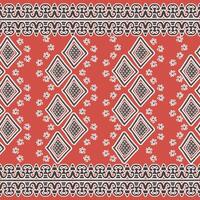 hand drawing ethnic batik pattern vector