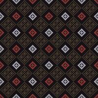 Indonesian abstract batik seamless pattern vector