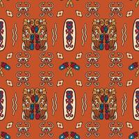 papua ornament batik textile pattern vector