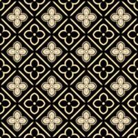 elegant ethnic batik flower pattern vector