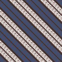 blue and white batik parang pattern vector