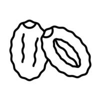 Dates Line Icon Design vector
