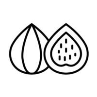 Figs Line Icon Design vector