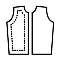 Fabric Line Icon Design vector