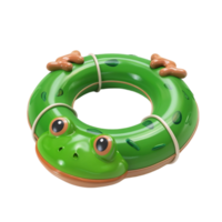 a frog ring on a transparent background AI-Generated png