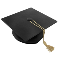 a graduation cap with a tassel on it AI-Generated png
