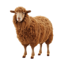 sheep on transparent background AI-Generated png