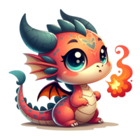 petit dragon avec gros yeux png