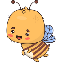 Cute bee insect png
