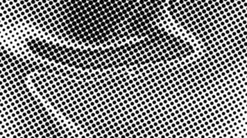 Black and white halftone video