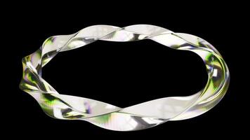 Twisted glass ring video