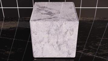 White marble pedestal video