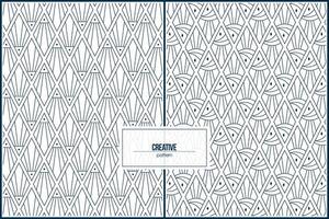 creative pattern of rhombus shape with creative line inside vector