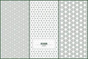 creative hexagon pattern for modern style background vector