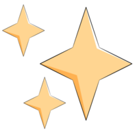 Sparkle Star Yellow png