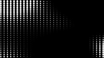 Abstract white dots video